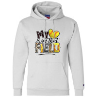 Leopard Softball Mom My Heart Is On That Field Baseball Champion Hoodie | Artistshot