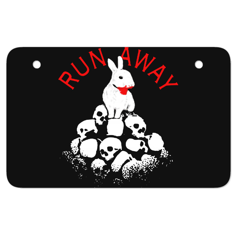 Run Away Atv License Plate | Artistshot