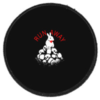 Run Away Round Patch | Artistshot