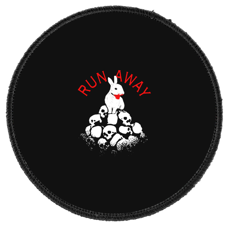 Run Away Round Patch | Artistshot