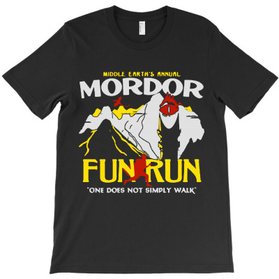 Mordor Fun Run T-shirt Designed By Agoes