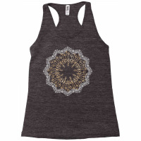 Trippy Fungus Mushroom Mandala Geometry Art Yoga Mantra T Shirt Racerback Tank | Artistshot