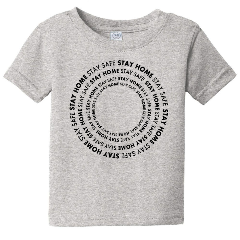 Stay Home Stay Safe Baby Tee by autlu2024 | Artistshot