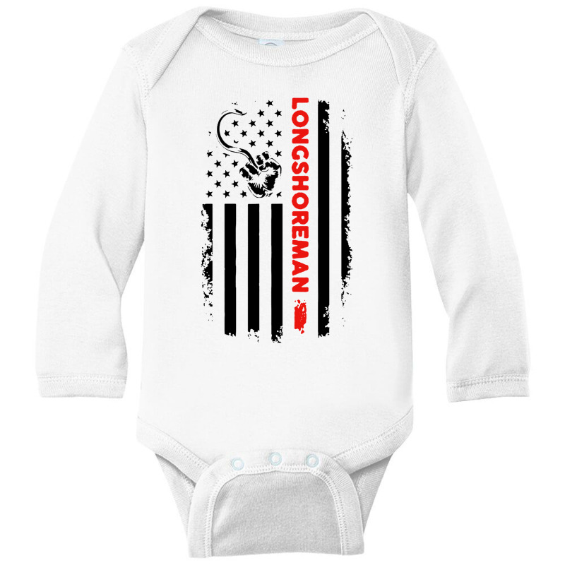 Awesome Longshoreman Country Long Sleeve Baby Bodysuit | Artistshot