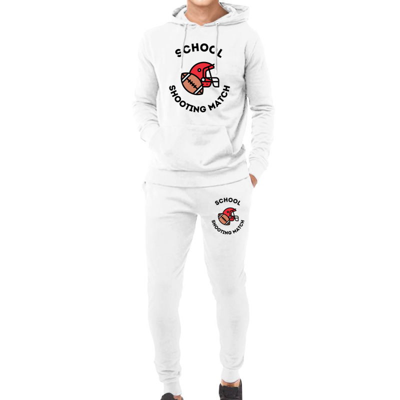 Not Just A Football School Shooting Match Hoodie & Jogger Set | Artistshot