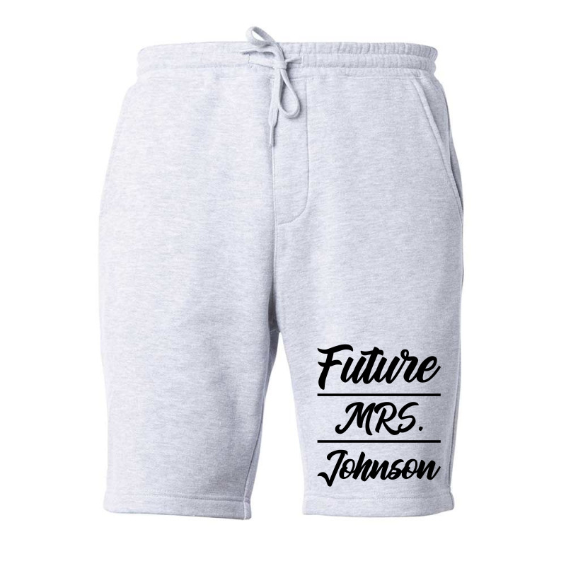 Future Mrs. Johnson - Family Name Gift Fleece Short by Diogo Calheiros | Artistshot