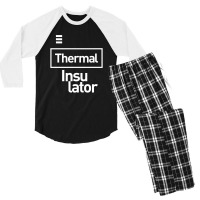 Thermal Insulator Gift Funny Job Title Profession Birthday Idea Men's 3/4 Sleeve Pajama Set | Artistshot