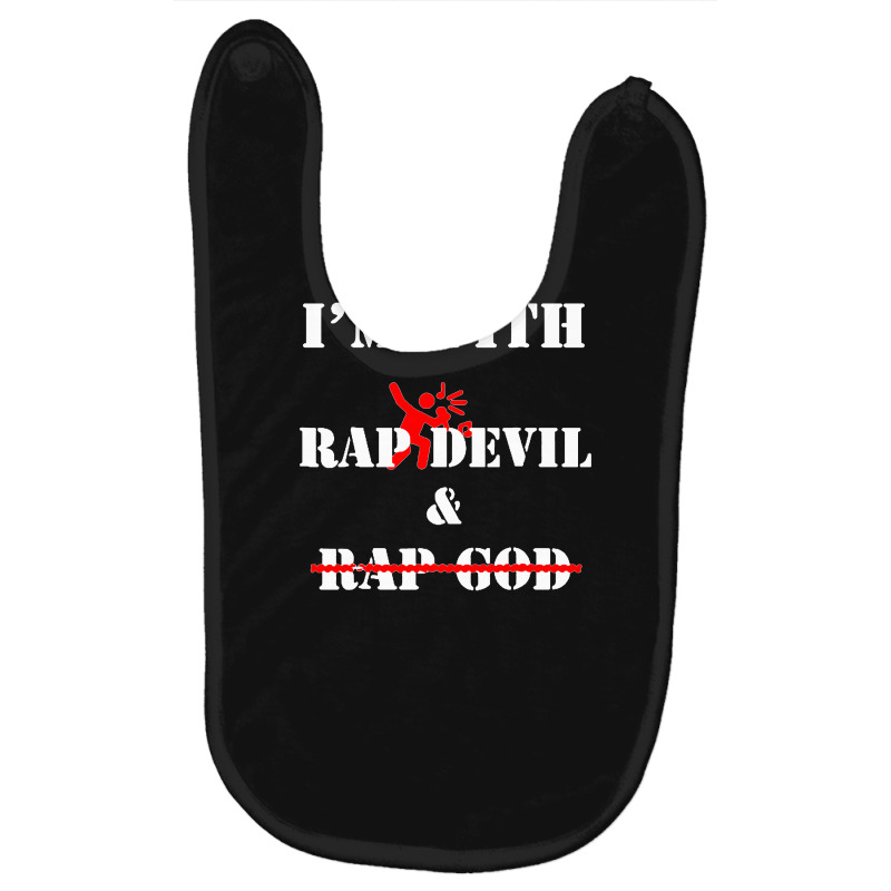 Rap Devil Is My Favorite Funny Rap Baby Bibs | Artistshot