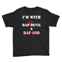 Rap Devil Is My Favorite Funny Rap Youth Tee | Artistshot