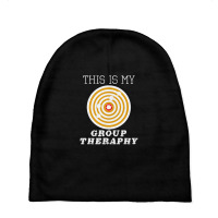 This Is My Group Therapy Shooting Target Baby Beanies | Artistshot