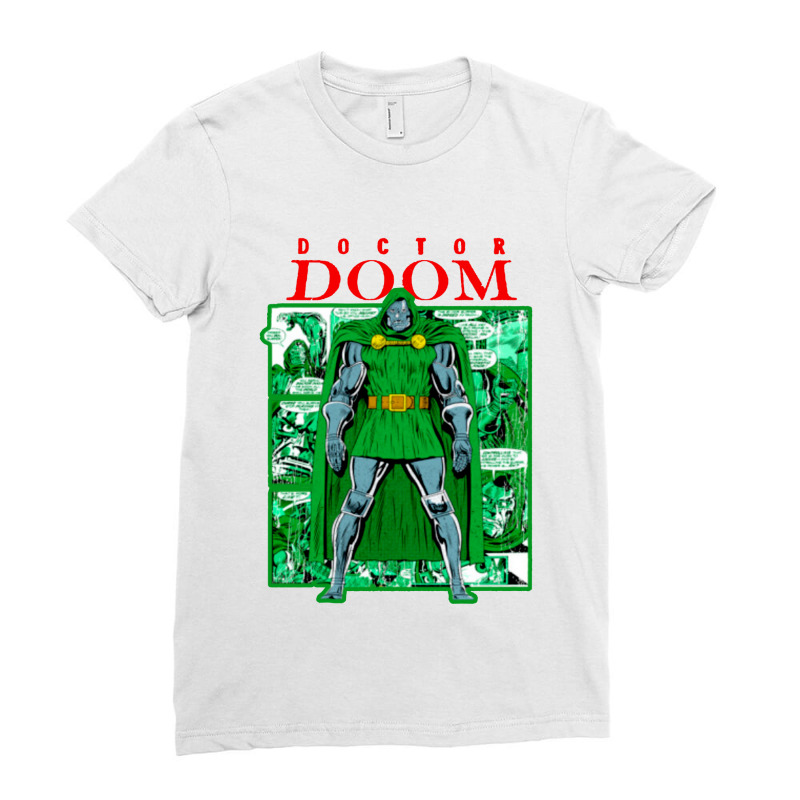 Dr Doom Ladies Fitted T-Shirt by atereabag | Artistshot