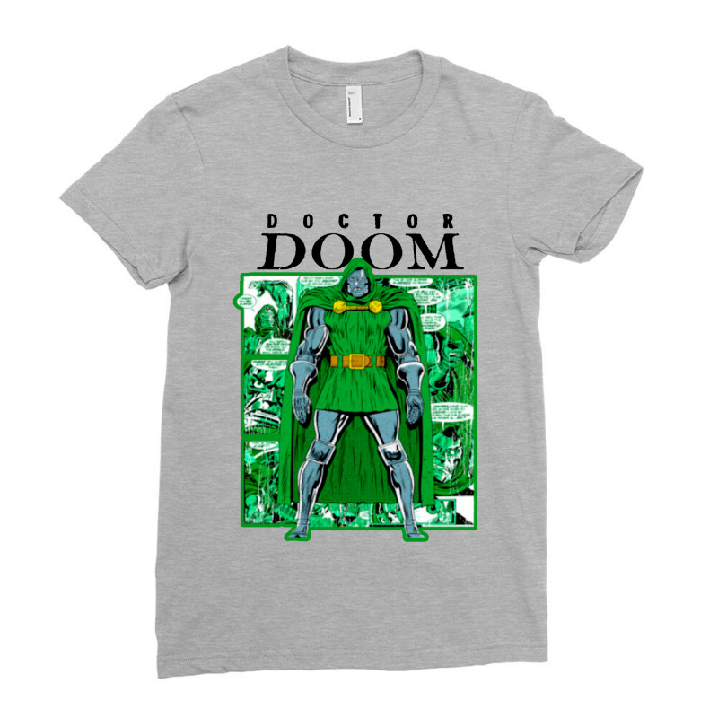 Dr Doom Ladies Fitted T-Shirt by atereabag | Artistshot