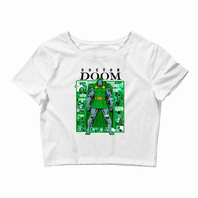 Dr Doom Crop Top by atereabag | Artistshot