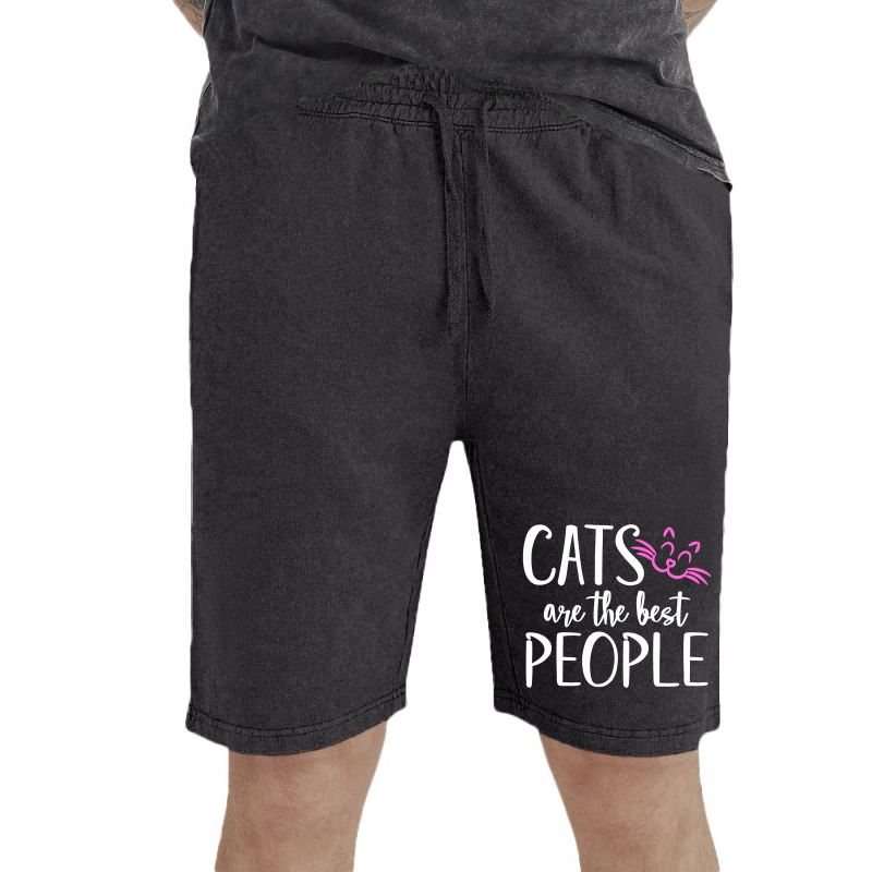 Cats Are The Best People Vintage Short | Artistshot