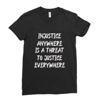 Mlk Quote Martin Luther King Jr Day Black History Month Ladies Fitted T-shirt | Artistshot