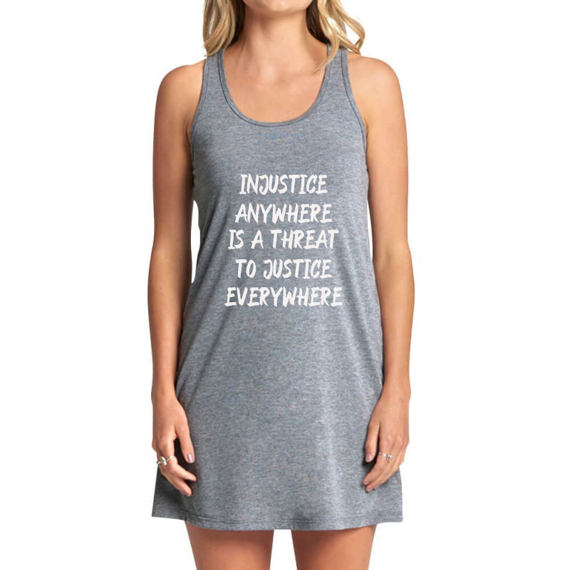 Mlk Quote Martin Luther King Jr Day Black History Month Tank Dress by jabaludden | Artistshot