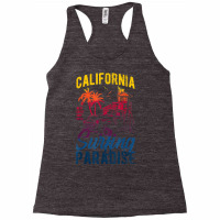 Retro ‘50s California Surfing Paradise Surfboarder Style Sum T Shirt Racerback Tank | Artistshot