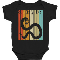 Retro Snake Milker   Snake Milking T Shirt Baby Bodysuit | Artistshot