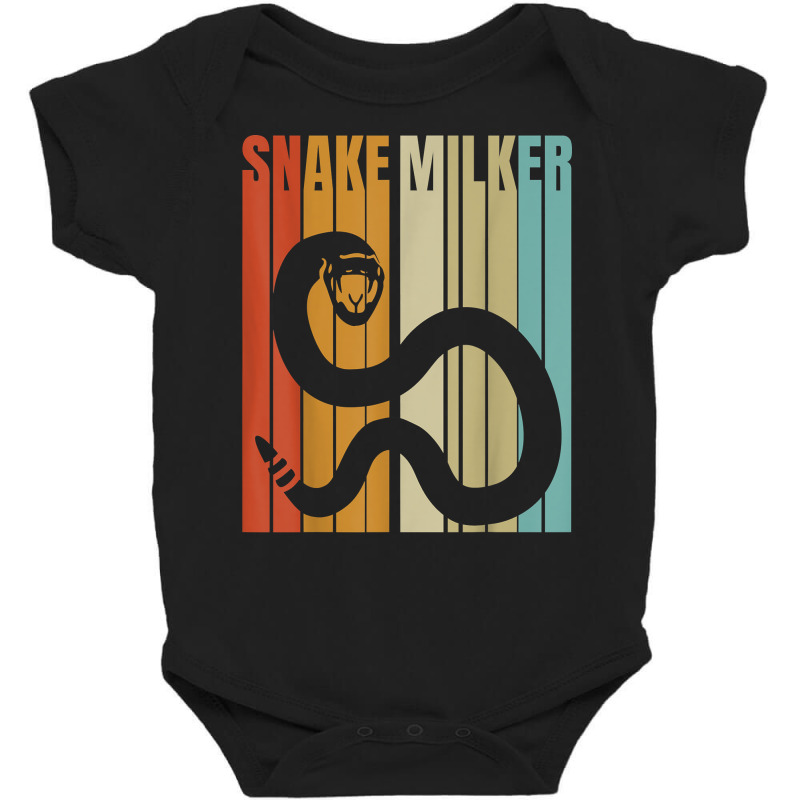 Retro Snake Milker   Snake Milking T Shirt Baby Bodysuit by abrellkfhanog8 | Artistshot