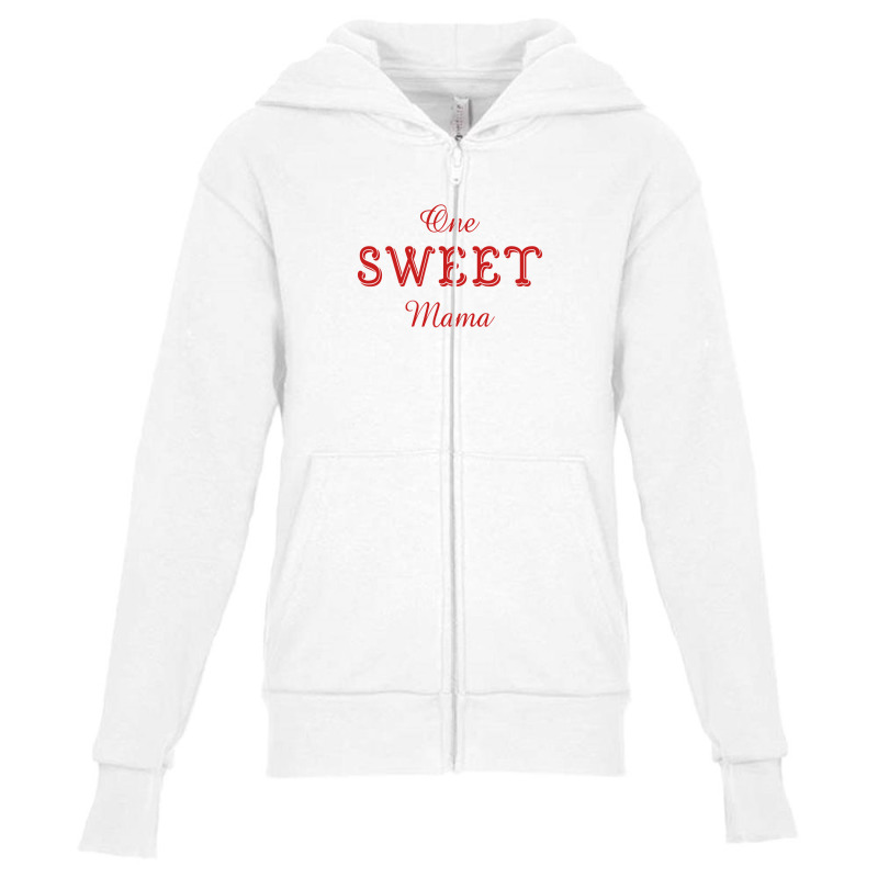 One Sweet Mama Youth Zipper Hoodie by autlu2024 | Artistshot