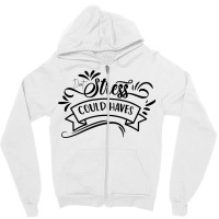 Don't Stress The Could Haves Zipper Hoodie | Artistshot