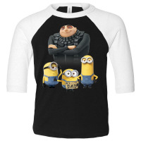 Despicable Me  Father's Day 1 Dad Cardboard Sign T Shirt Toddler 3/4 Sleeve Tee | Artistshot