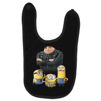 Despicable Me  Father's Day 1 Dad Cardboard Sign T Shirt Baby Bibs | Artistshot