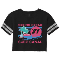 Spring Break - Suez Canal Scorecard Crop Tee | Artistshot