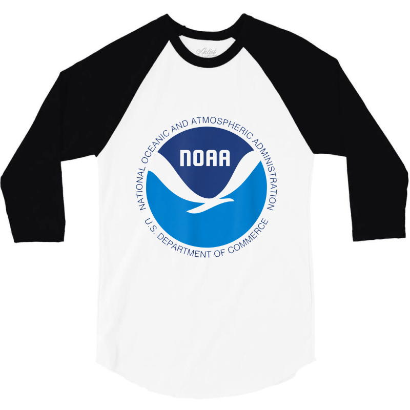 National Oceanic And Atmospheric Administration Noaa 3/4 Sleeve Shirt by jabaludden | Artistshot