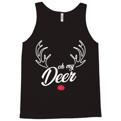 Trendy Oh My Deer Christmas Premium Tank Top Designed By Creative Tees
