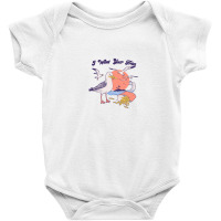 Birds Eat French Fries In The Sea Baby Bodysuit | Artistshot