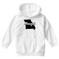 Missouri Home State Outline T Shirt Youth Hoodie | Artistshot