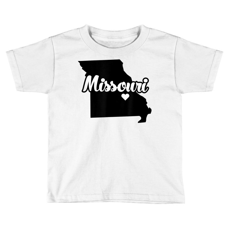 Missouri Home State Outline T Shirt Toddler T-shirt by marshall0976 | Artistshot