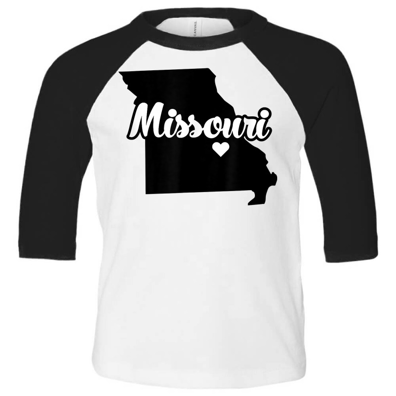 Missouri Home State Outline T Shirt Toddler 3/4 Sleeve Tee by marshall0976 | Artistshot