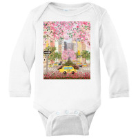 One Way And Park Avenue Long Sleeve Baby Bodysuit | Artistshot