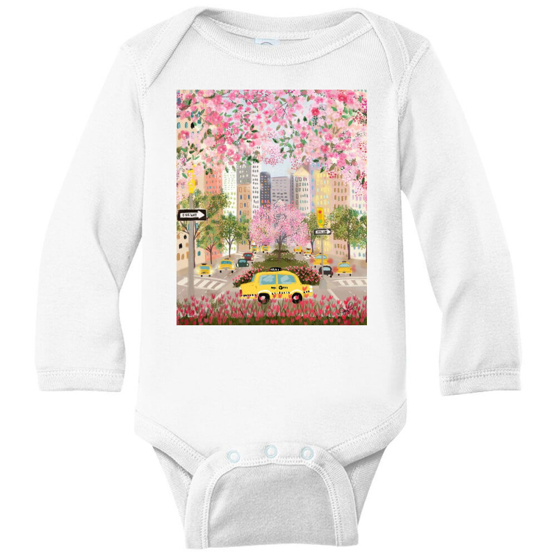 One Way And Park Avenue Long Sleeve Baby Bodysuit by DesmeEsme | Artistshot