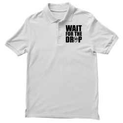 wait for the drop i dubstep bass subwoofer dance music Men's Polo Shirt | Artistshot