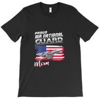 Womens Air National Guard Mom Us Flag Usa Air Force Military T-shirt | Artistshot