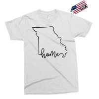 Missouri State Outline With Home Script Acj025a T Shirt Exclusive T-shirt | Artistshot