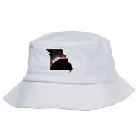 Missouri Total Solar Eclipse With 2017 Date & Map T Shirt Bucket Hat | Artistshot