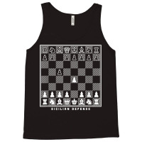 Sicilian Defense Opening Chessboard Chess Player Gift T Shirt Tank Top | Artistshot