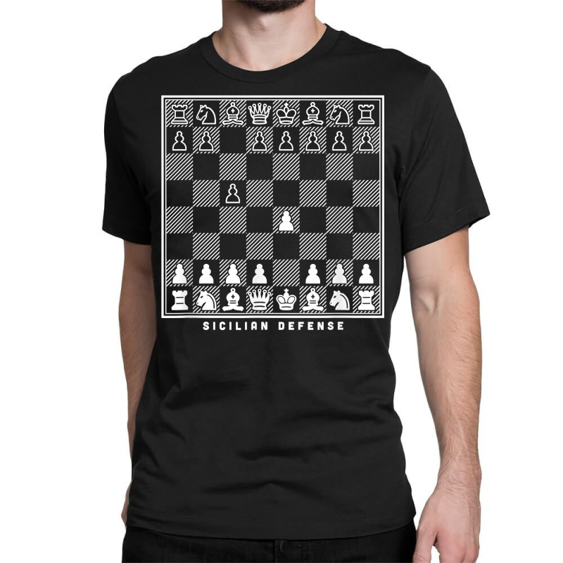 Sicilian Defense Opening Chessboard Chess Player Gift T Shirt Classic T-shirt by hollymu | Artistshot