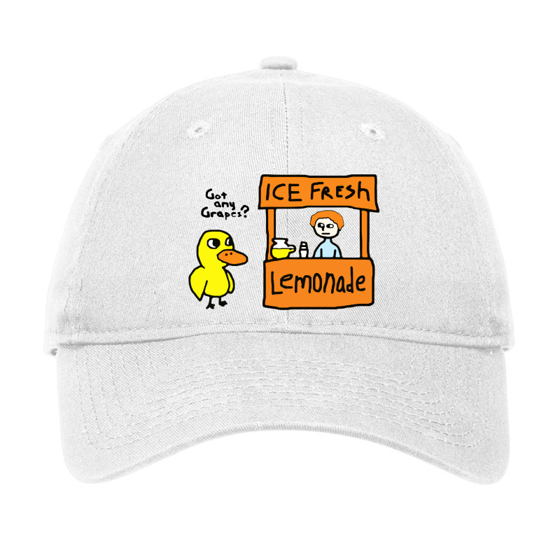 Duck At The Lemonade Stand Adjustable Cap by Zenith | Artistshot