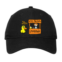 Duck At The Lemonade Stand Adjustable Cap | Artistshot