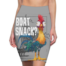 moana hei  boat snacksnack  graphic t shirt t shirt Pencil Skirts | Artistshot