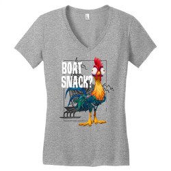 moana hei  boat snacksnack  graphic t shirt t shirt Women's V-Neck T-Shirt | Artistshot