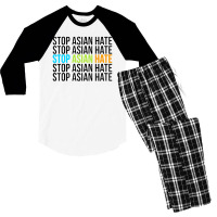 Anti Racism Men's 3/4 Sleeve Pajama Set | Artistshot