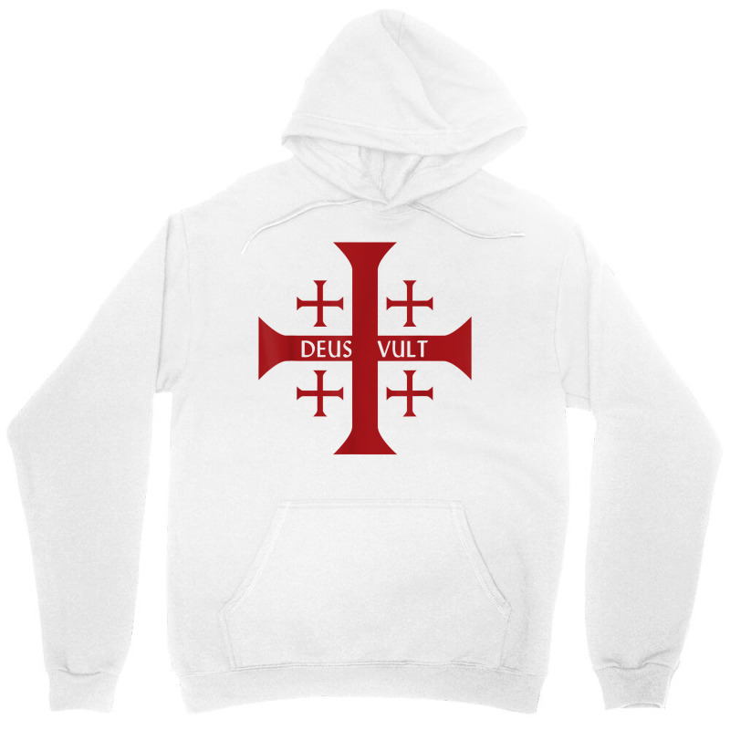 Crusader Christianity Deus Vult God Will T Shirt Unisex Hoodie | Artistshot