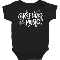 Music Notes Crafting Musician Scrapbooking T Shirt Baby Bodysuit | Artistshot