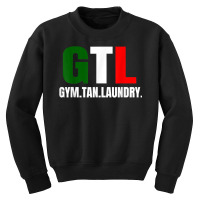 Gym Tan Laundry Gtl New Jersey Garden Nj Shore Italian Flag T Shirt Youth Sweatshirt | Artistshot